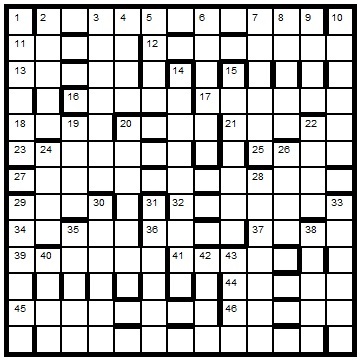 dangerous crossword across