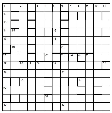 Crossword Centre Prize Puzzle August 2024 Crossword Centre Prize Puzzle August 2024