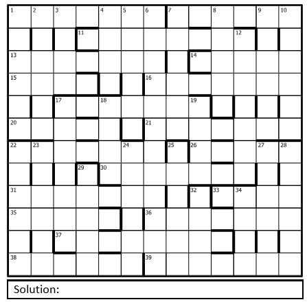 Crossword Centre Prize Puzzle March 2023